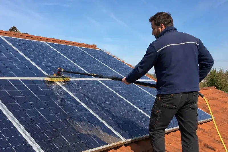 Nettoyage et entretien de panneaux solaires à Claix